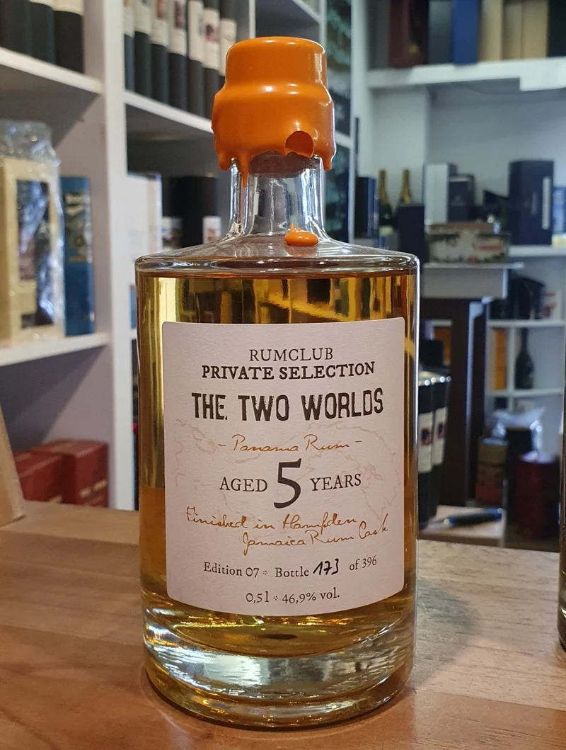 X Rumclub ed. 07 The Two Worlds Panama Hampden fin. 5y 0,5l 46,9 % vol. rum club Private Selection Edition