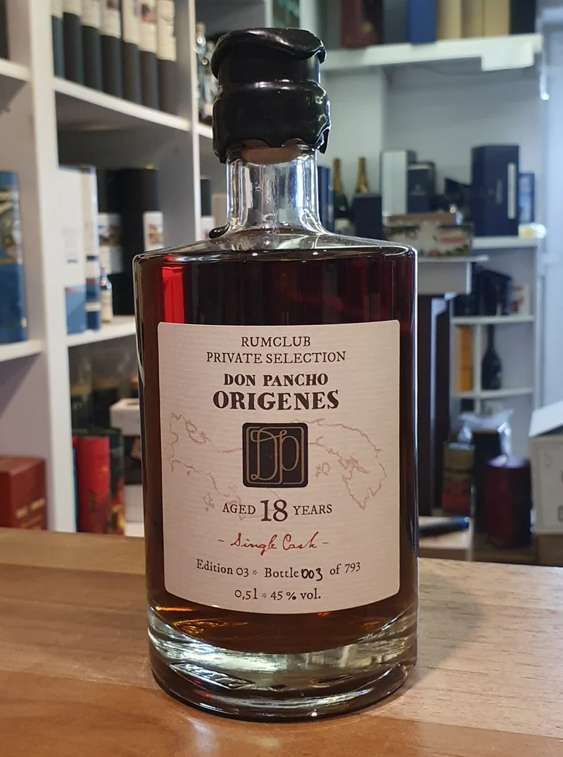 X Rumclub ed. 03 Don Pancho Origenes Panama 18 y 0,5l 45 % vol. rum club Private Selection Edition