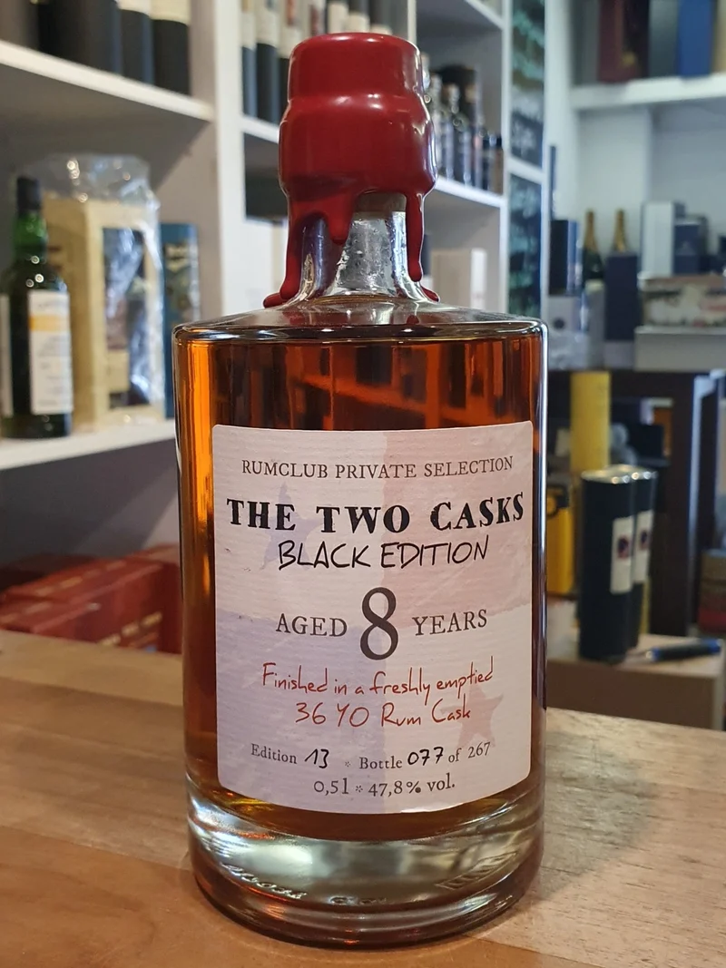 Rumclub Ed. 13 the TwoCask Black edition 8 y 0,5l 47,8 % vol. Private Rum Club Selection
