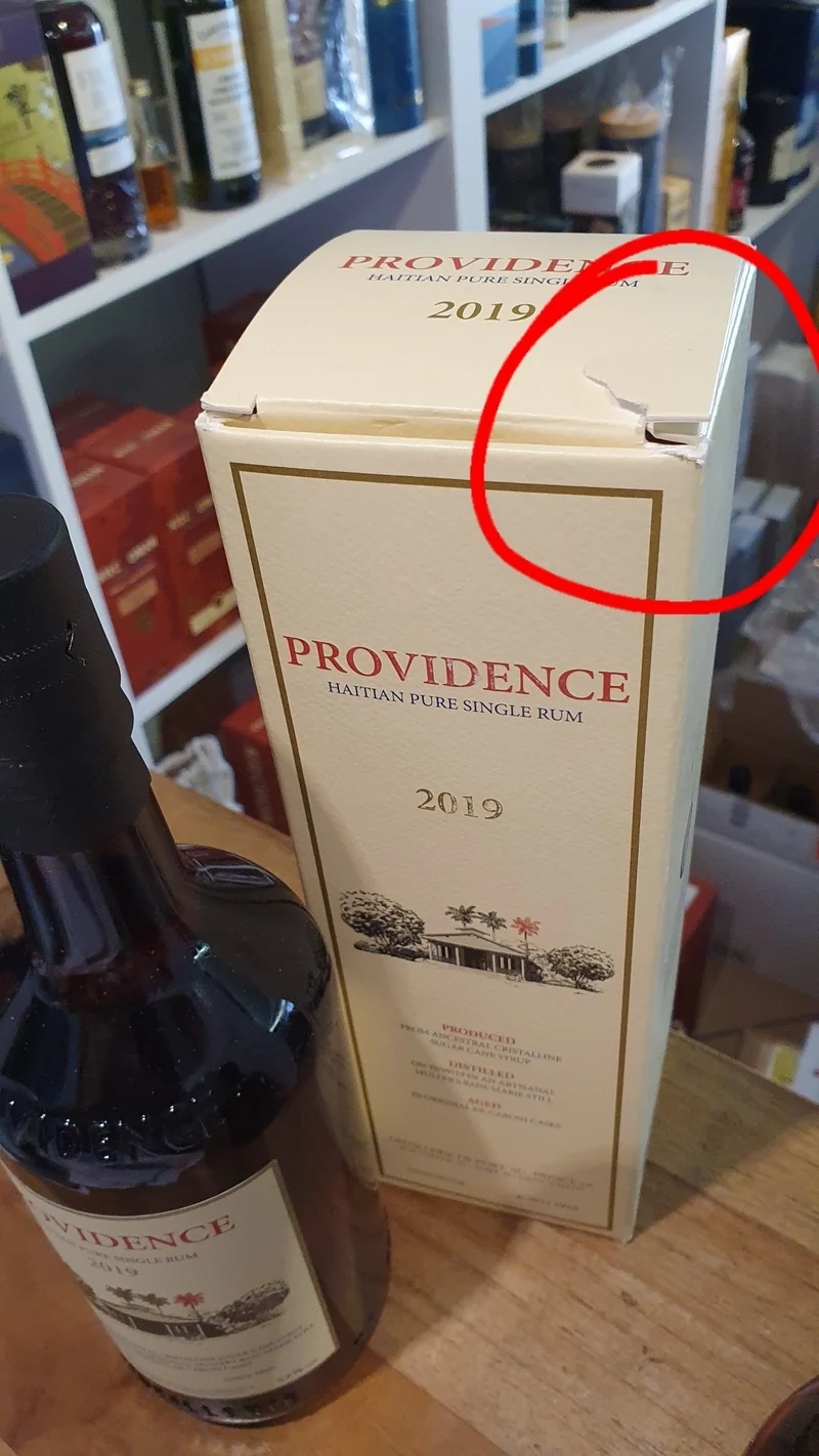 X Velier Providence Haitian 2019 LEICHT BESCHÄDIGT AM KARTON 0,7l 52 %vol. Rum Haiti Pur Single