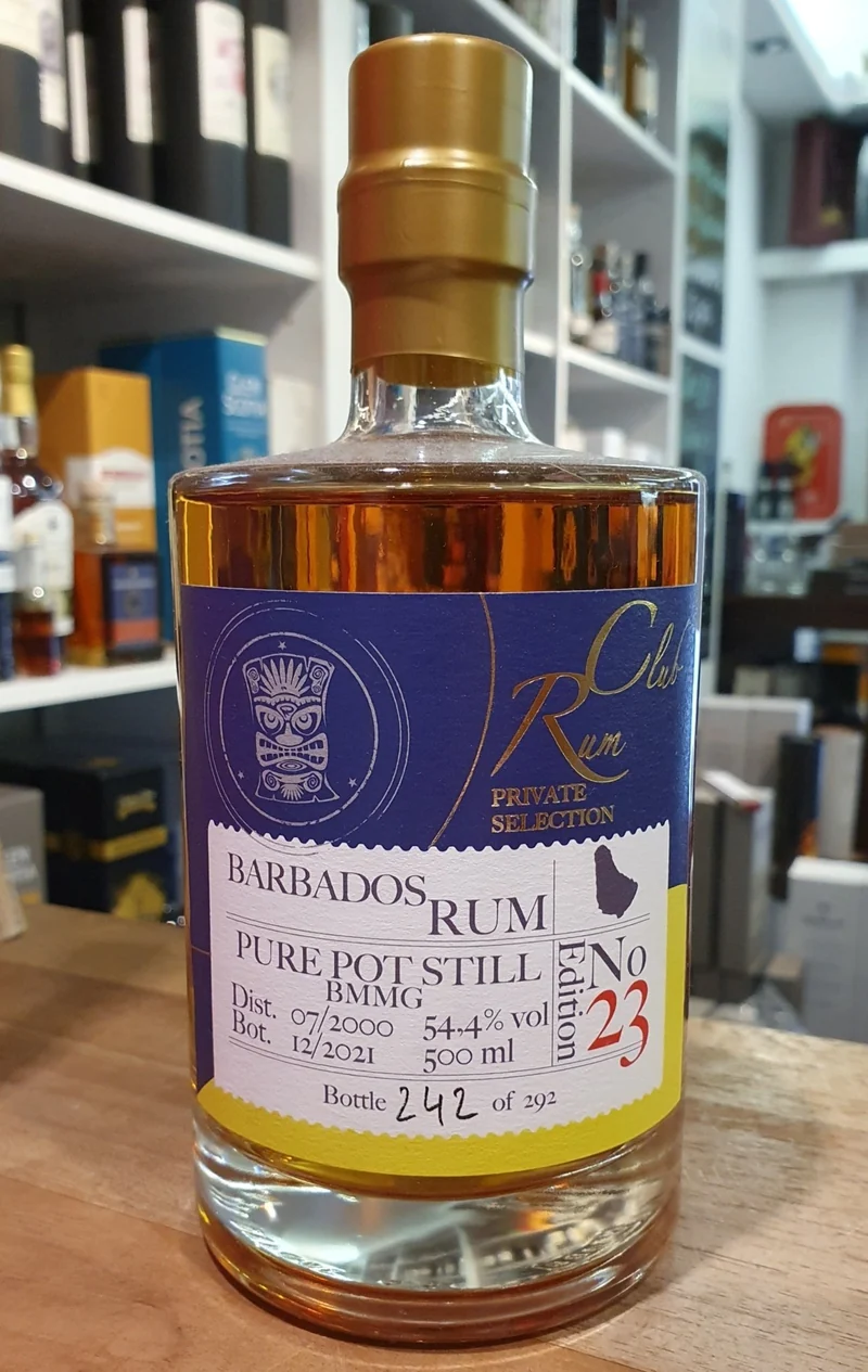 Rumclub Ed. 23 Barbados 2000 21y BMMG 0,5l 54.4% vol. Mount Gay rum club