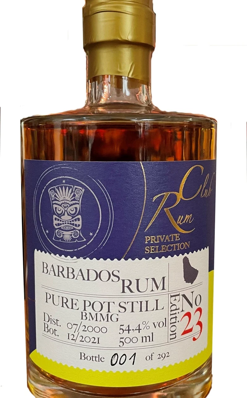 Rumclub Ed. 23 Barbados 2000 21y BMMG 0,5l 54.4% vol. Mount Gay rum club