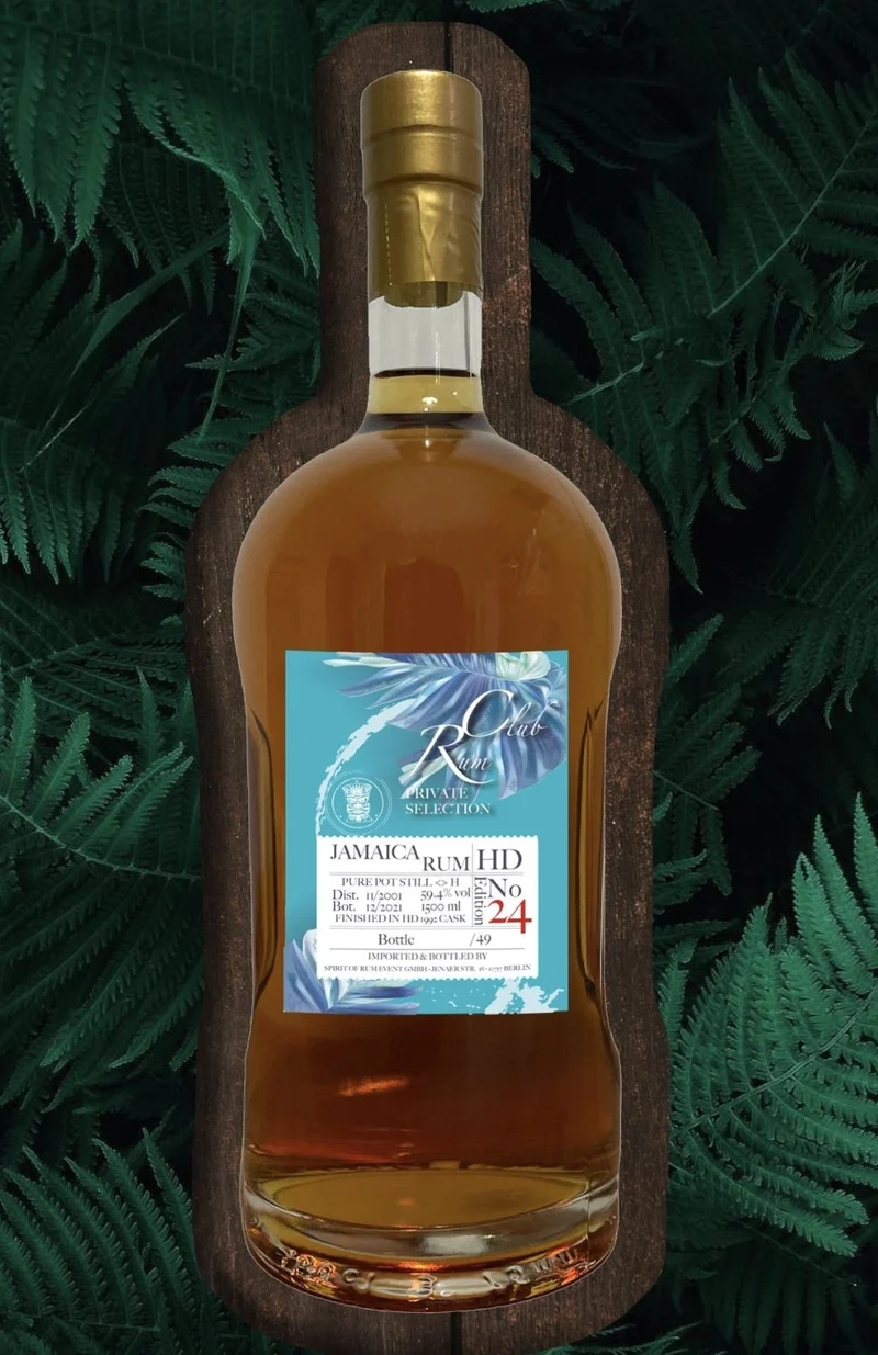 Rumclub Ed. 24 Magnum ( aus 17) HD Hampden 2001 Jamaica 59,4% vol. 1,5l Single cask Rum club Jamaika