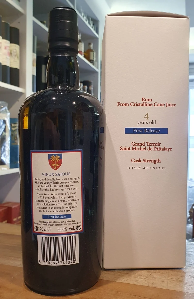 Vieux Sajous FIRST RELEASE 2016 4y cask strength Velier Haiti 0,7l 50,6 %vol. Chelo Saint Michel Rum