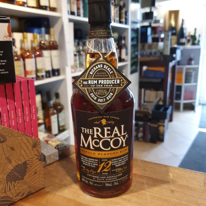 X The Real McCoy 12Y Distillers Cut Rum 46 % vol. 0,7l Barbados Foursquare Distillery batch 1216 single blended