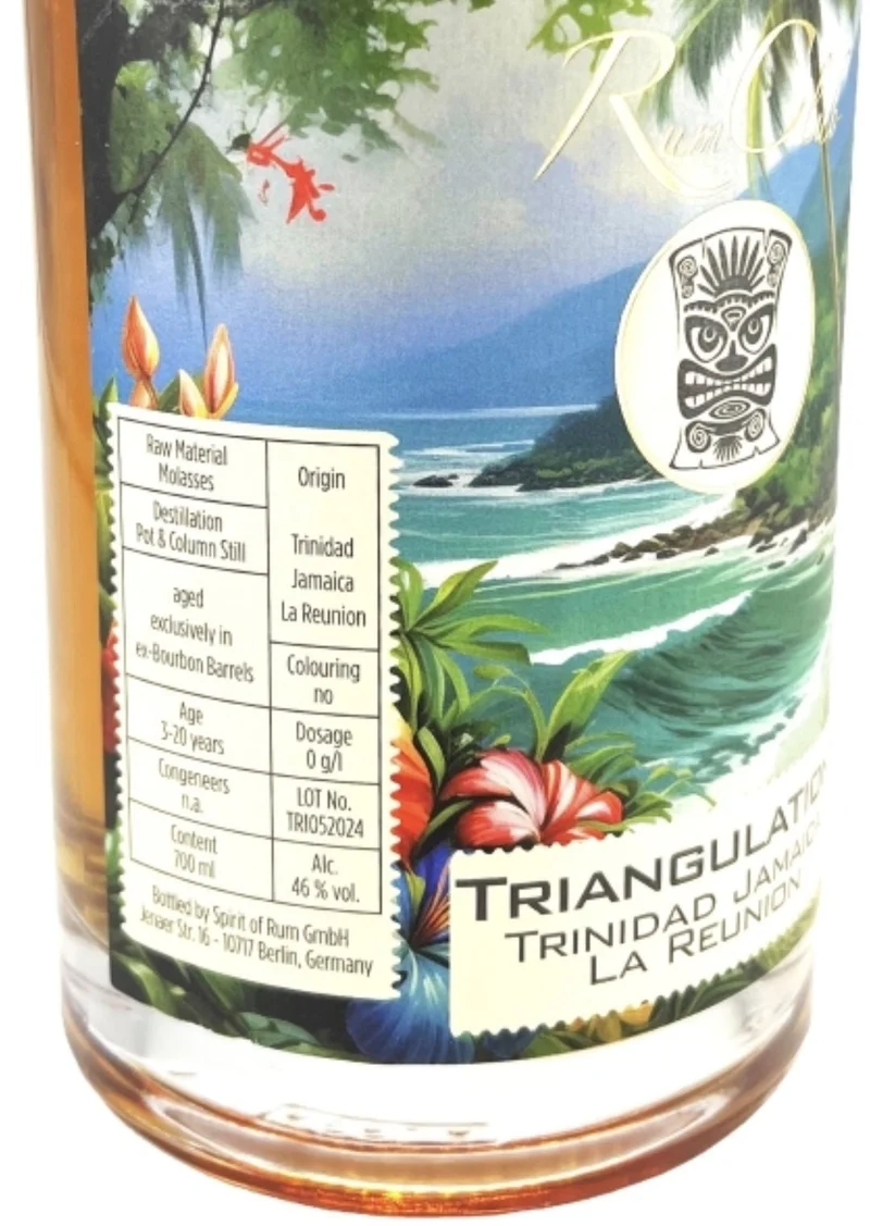 X Rumclub Triangulation ERSTFÜLLUNG 3-20y 2024 46% 0,7l fl Rum club blend