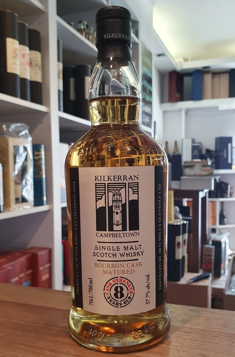 Kilkerran 8 y 2026 CS 57,7% Bourbon cask strength 0,7l 57,7 %vol. Whisky Limited Edition
