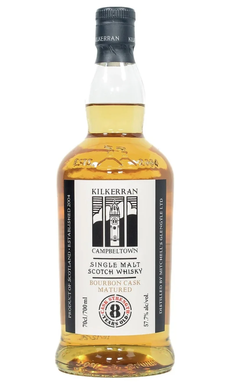 Kilkerran 8 y 2026 CS 57,7% Bourbon cask strength 0,7l 57,7 %vol. Whisky Limited Edition