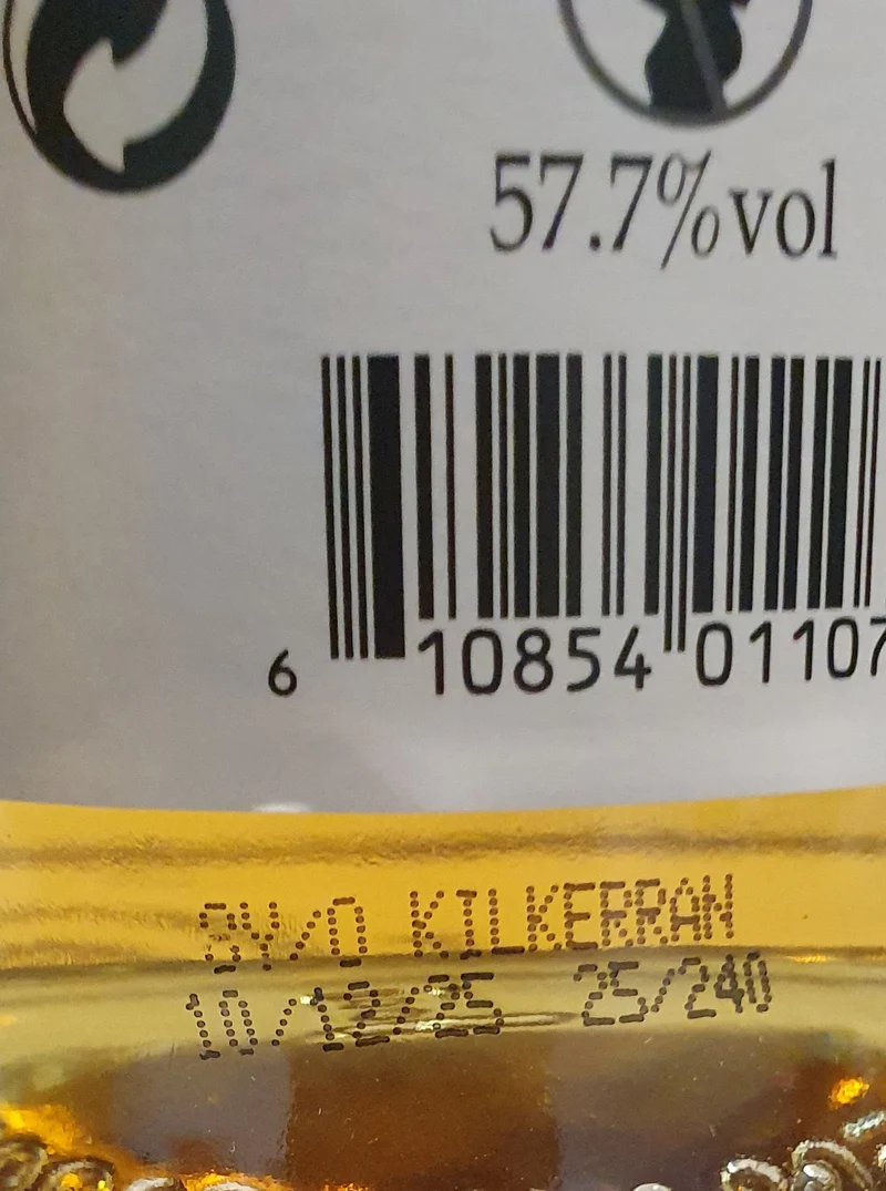Kilkerran 8 y 2026 CS 57,7% Bourbon cask strength 0,7l 57,7 %vol. Whisky Limited Edition