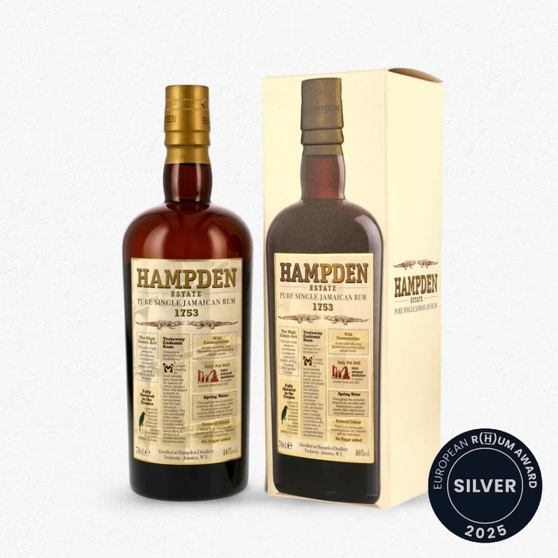 Hampden Estate 1753 3YO Pure Single Jamaican Rum 46% 0,7L