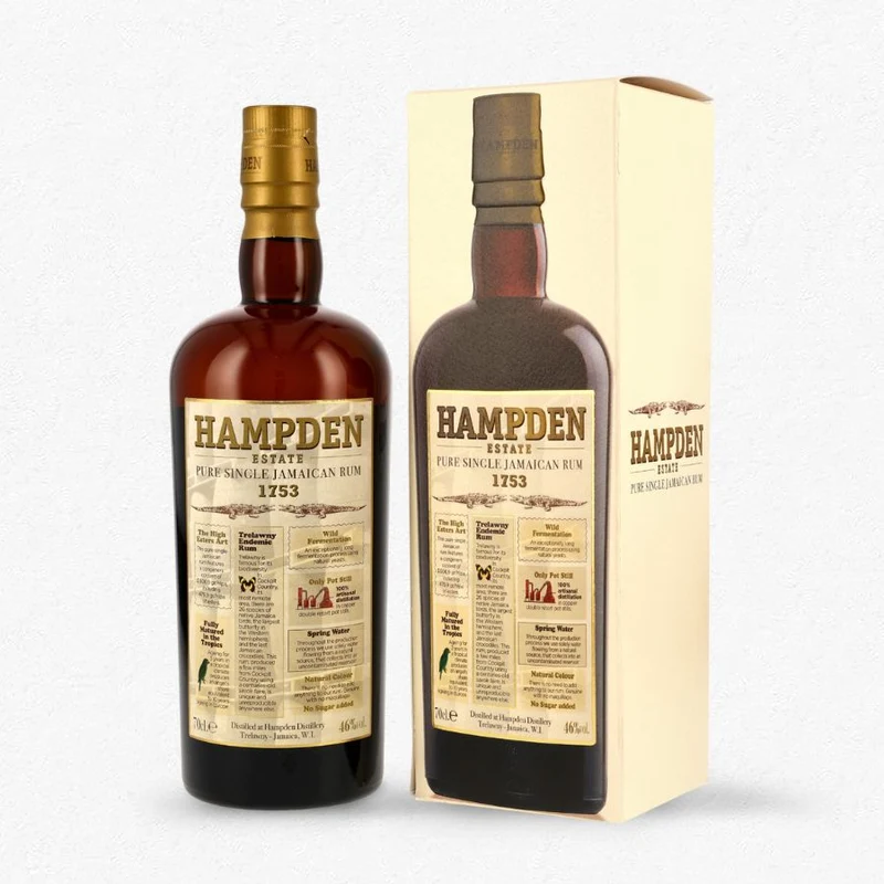 Hampden Estate 1753 3YO Pure Single Jamaican Rum 46% 0,7L