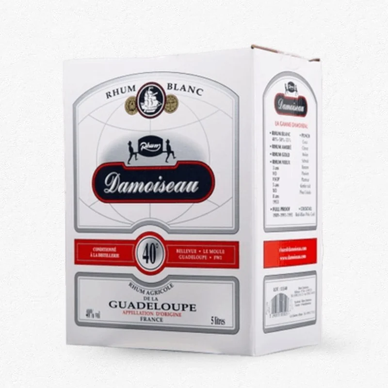 Damoiseau Rhum Blanc CUBI Bag-in-Box 40% 5L