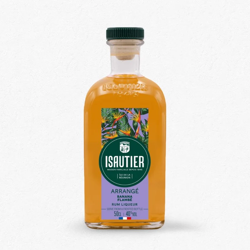 Isautier Arrangé Banana Flambé Rum Liqueur 40% 0,5L