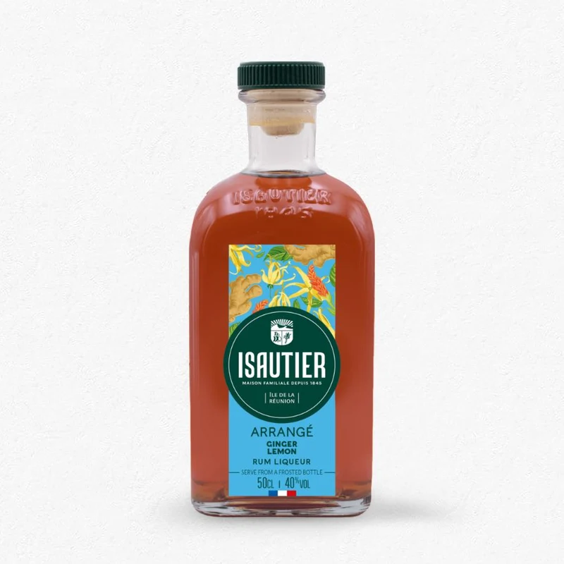Isautier Arrangé Ginger Lemon Rum Liqueur 40% 0,5L