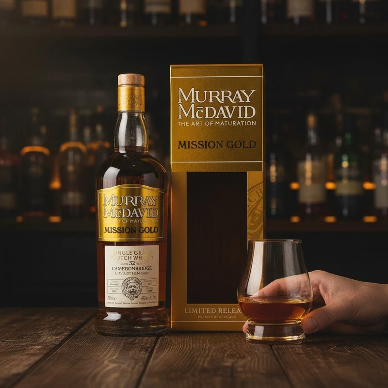 Cameronbridge - 32 Jahre Uitvlugt Rum Cask Finish - 47,5% Vol.
