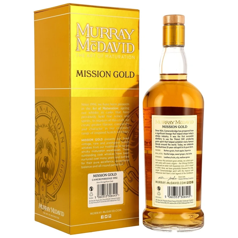 Cameronbridge - 32 Jahre Uitvlugt Rum Cask Finish - 47,5% Vol.