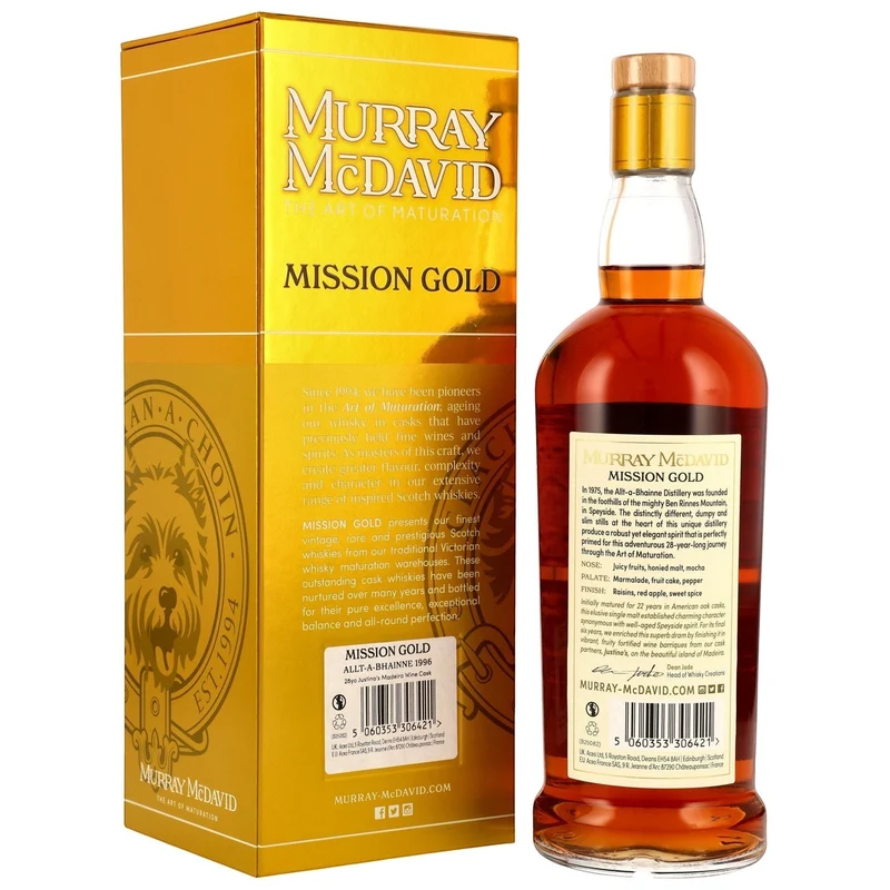 Allt-a-Bhainne - 28 Jahre Justino’s Madeira Wine Cask Finish - 48,1% Vol.