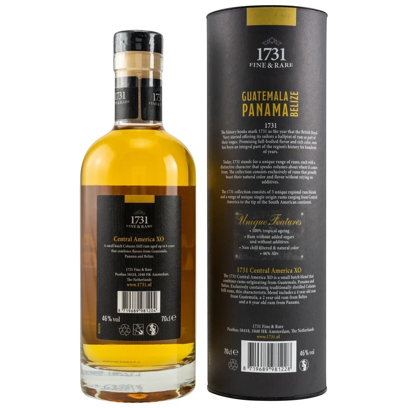 1731 RUM - Central America XO - 46% Vol.