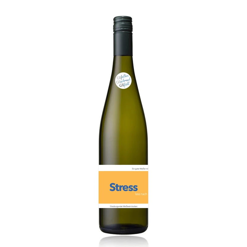 Stress lass nach - Grauburgunder - Weißwein 0,75l