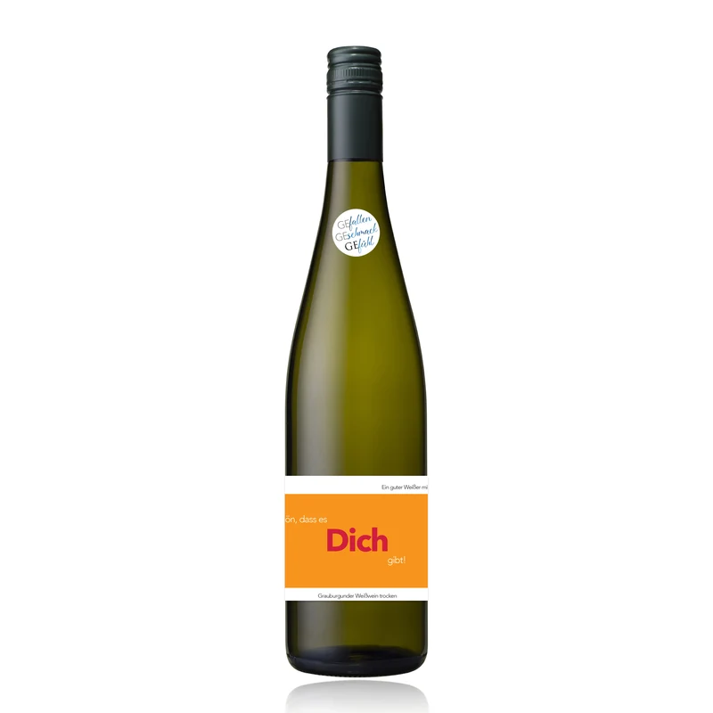 Schön, dass es dich gibt - Grauburgunder - Weißwein 0,75l