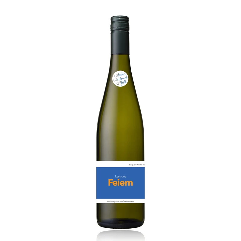 Lass uns feiern - Grauburgunder - Weißwein 0,75l