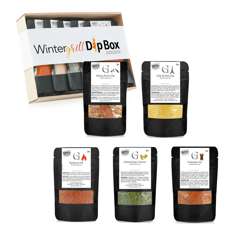 Wintergrill Gewürz Box - Geschenkset