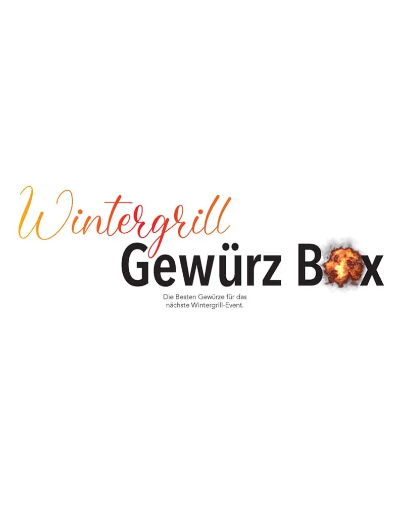 Wintergrill Gewürz Box - Geschenkset