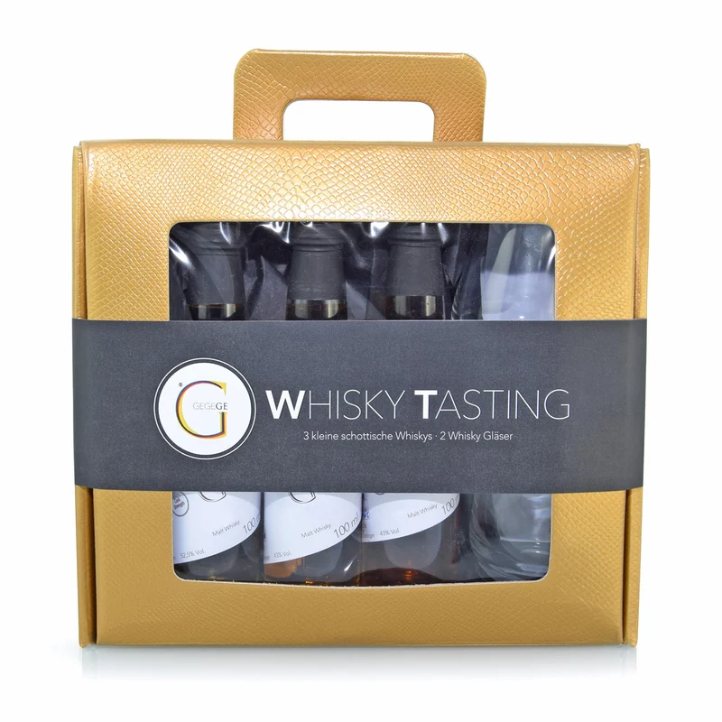 WHISKY TASTING - 3 Single Malt Whiskys & Whisky Glas