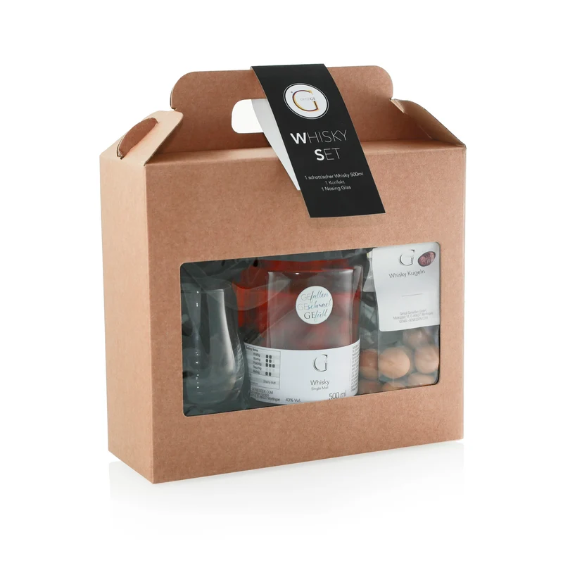 WHISKY SET - großer Single Malt Whisky & Whisky Glas