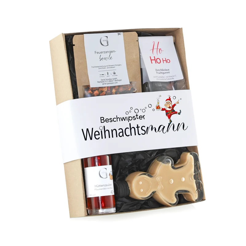 Beschwipster Weihnachtsmann - Geschenkset