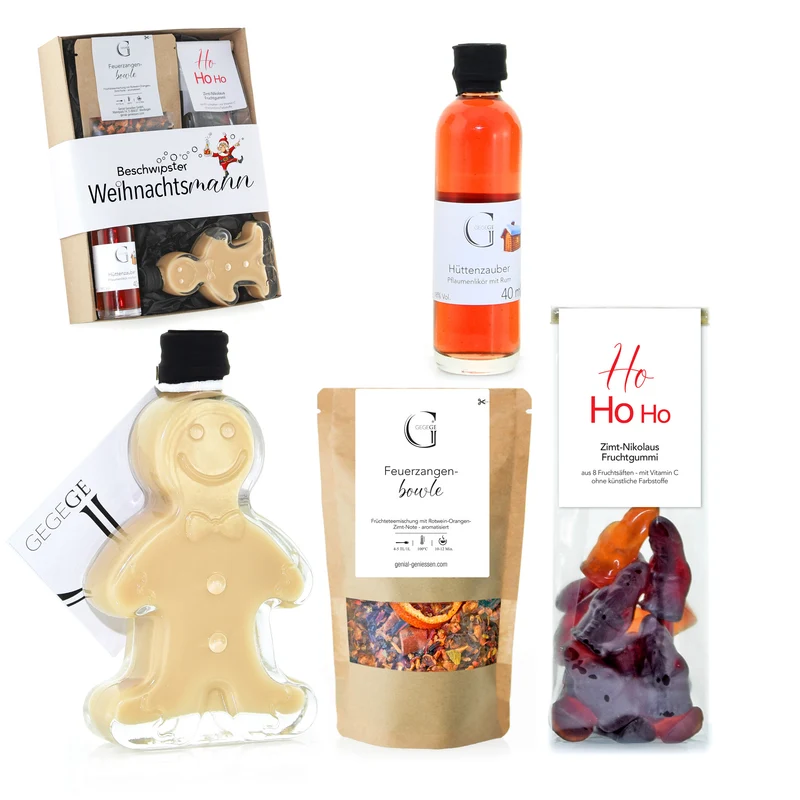 Beschwipster Weihnachtsmann - Geschenkset