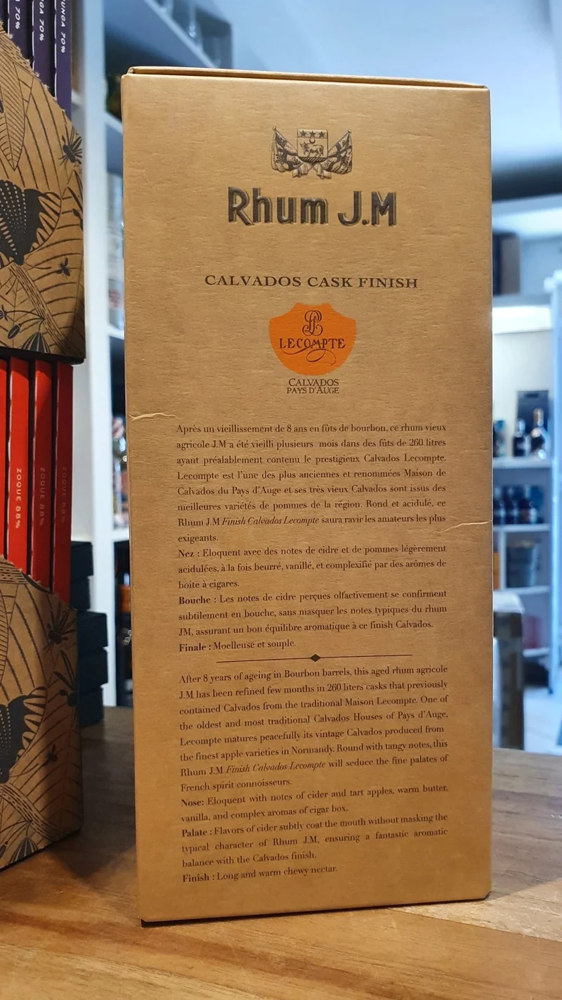 X Rhum J.M Calvados Finish 2005 2015 (First Batch) 40,8%vol. 0,5l single Cask Finish Rhum Agricole Rum Martinique