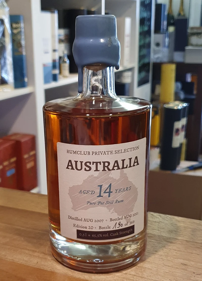 Rumclub Ed. 20 Australia 2007 65,5% vol. 0,5l Single cask Rum club Australien private Selection Edition