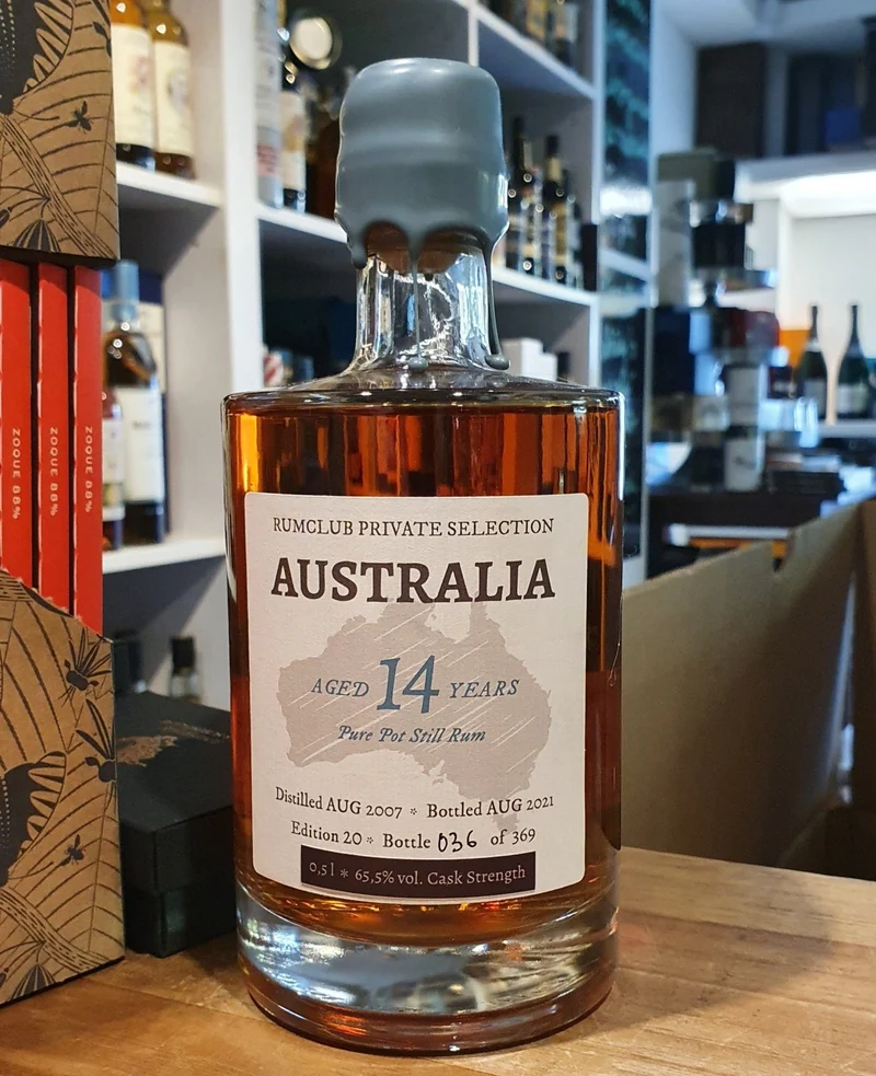 Rumclub Ed. 20 Australia 2007 65,5% vol. 0,5l Single cask Rum club Australien private Selection Edition