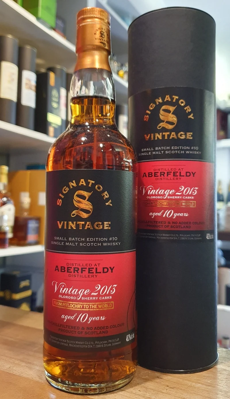 x Aberfeldy 2013 2024 Oloroso Signatory small batch Edition # 0,7l 48,2% vol. Whisky
