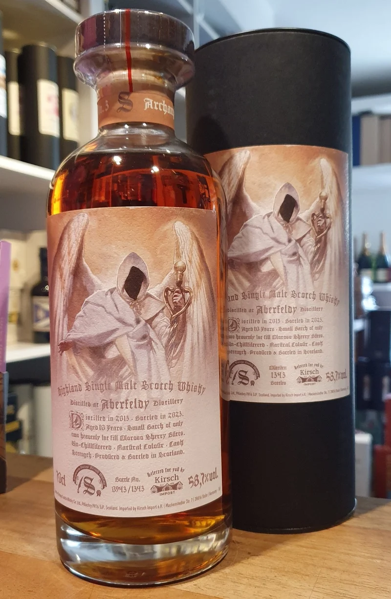 X Aberfeldy 2013 2023 Archangel 3 CS Signatory Vintage 0,7l 58,7 % vol. Highland Whisky