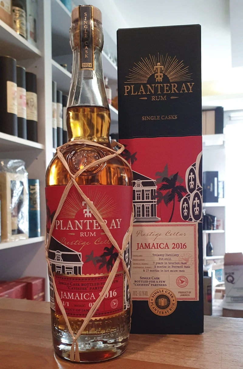 Planteray Prestige Cellar Hampden Trelawny 2016 2025 hot sauce cask Jamaica Rum 0,7l 53,1 % vol. single cask Rum Plantation