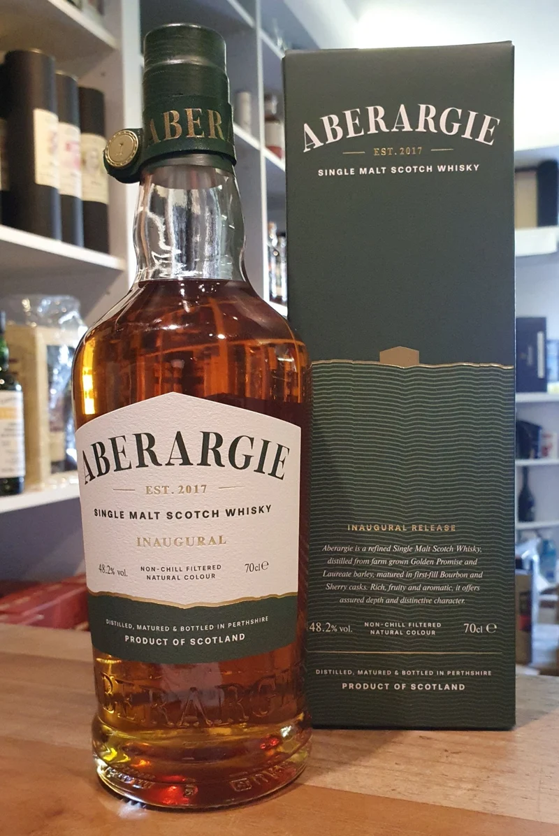 Aberargie Inaugural sherry casks limited edition Whisky single malt 0,7l 48,2 % vol. mit GP Morrison