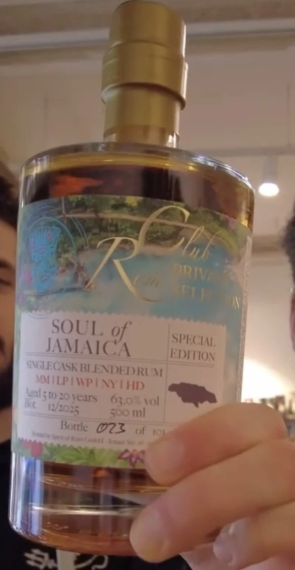 Rumclub Soul of Jamaica 2026 63 % vol. 0,5l Special Edition Rum club Jamaika 5-20y