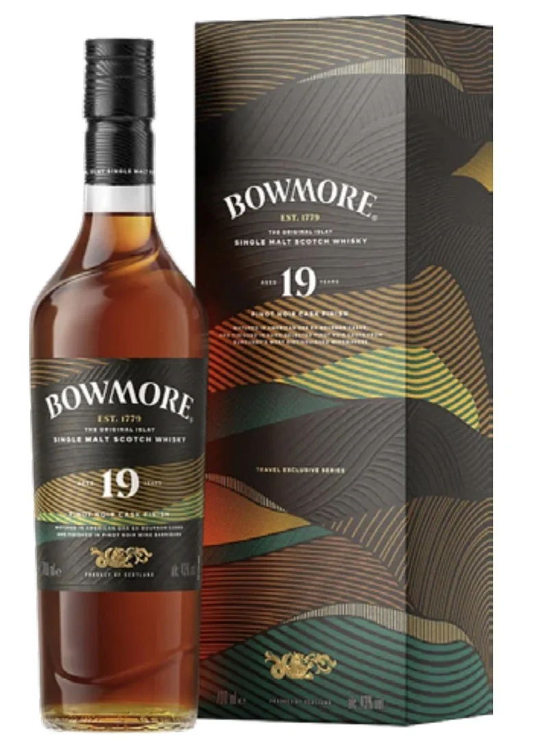 X Bowmore 19 y Pinot Noir cask Edition Whisky 0,7l 43 % vol.