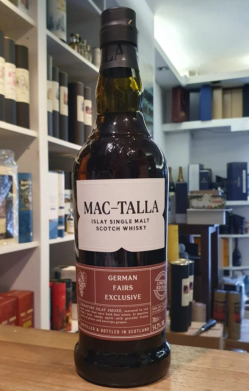 Mac-Talla Limited Edition Red Wine Cask German FAIRS Exclusive Whisky 0,7l 54,2 % vol. Morrison