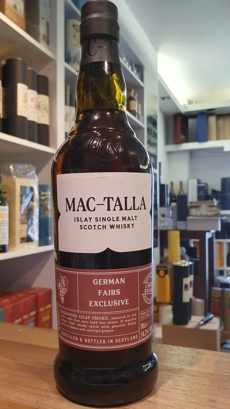 Mac-Talla Limited Edition Red Wine Cask German FAIRS Exclusive Whisky 0,7l 54,2 % vol. Morrison