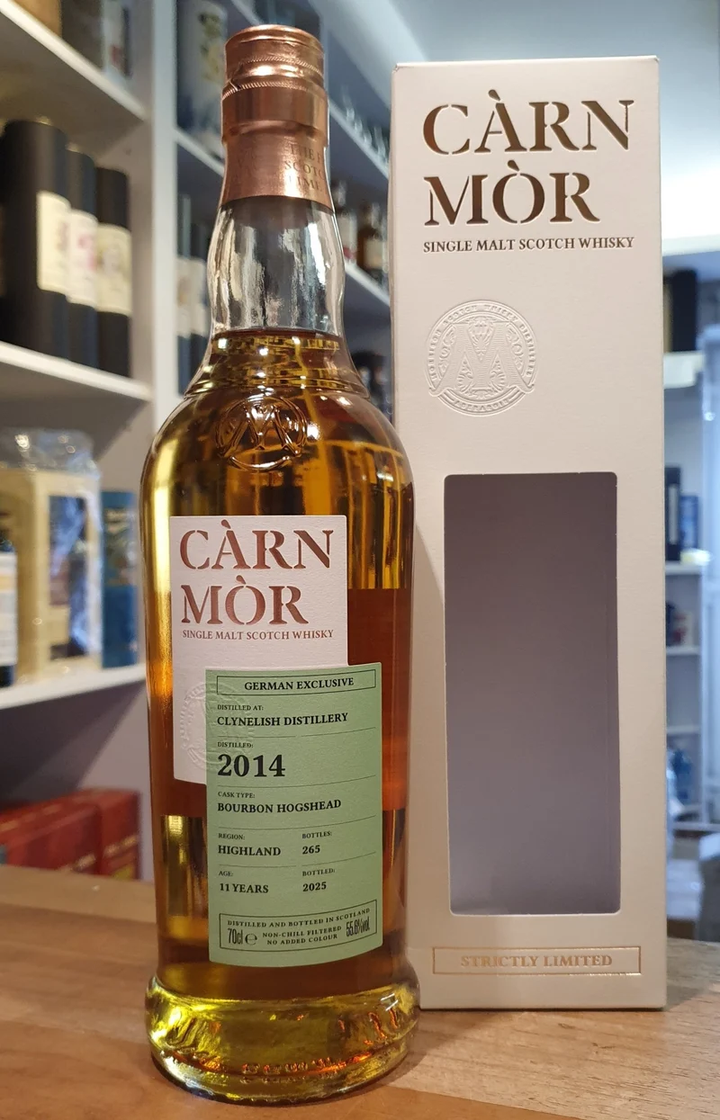 Clynelish 2014 German Exclusiv Bourbon Hogshead cask Carn Mor 55,6 % vol. 0,7l Strictly Limited Whisky
