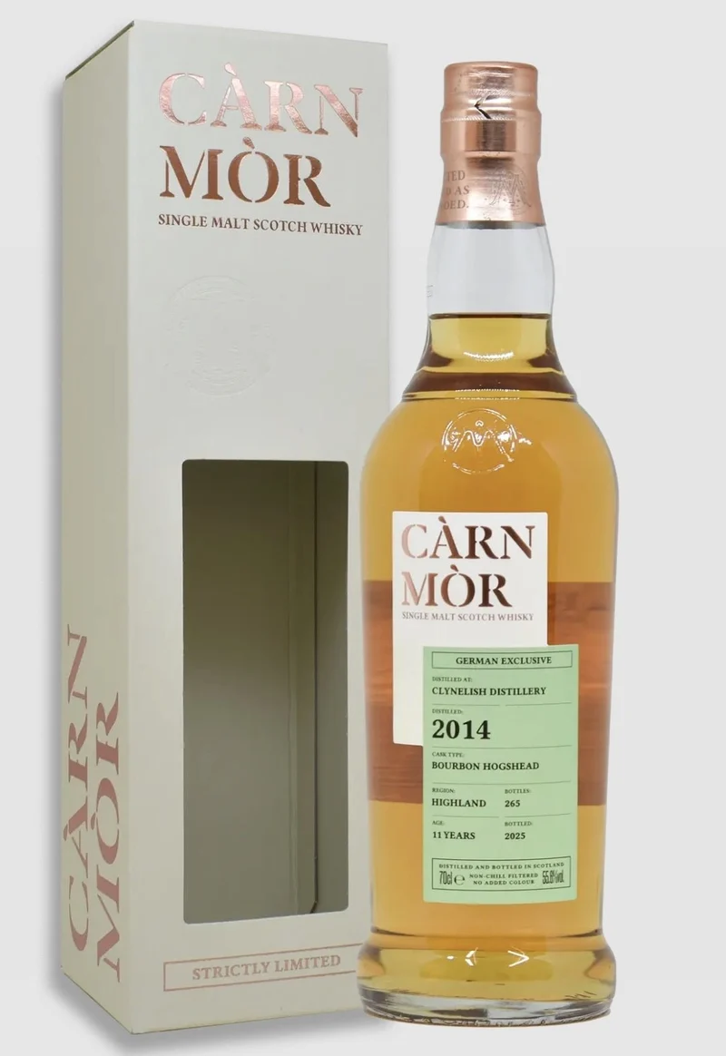 Clynelish 2014 German Exclusiv Bourbon Hogshead cask Carn Mor 55,6 % vol. 0,7l Strictly Limited Whisky
