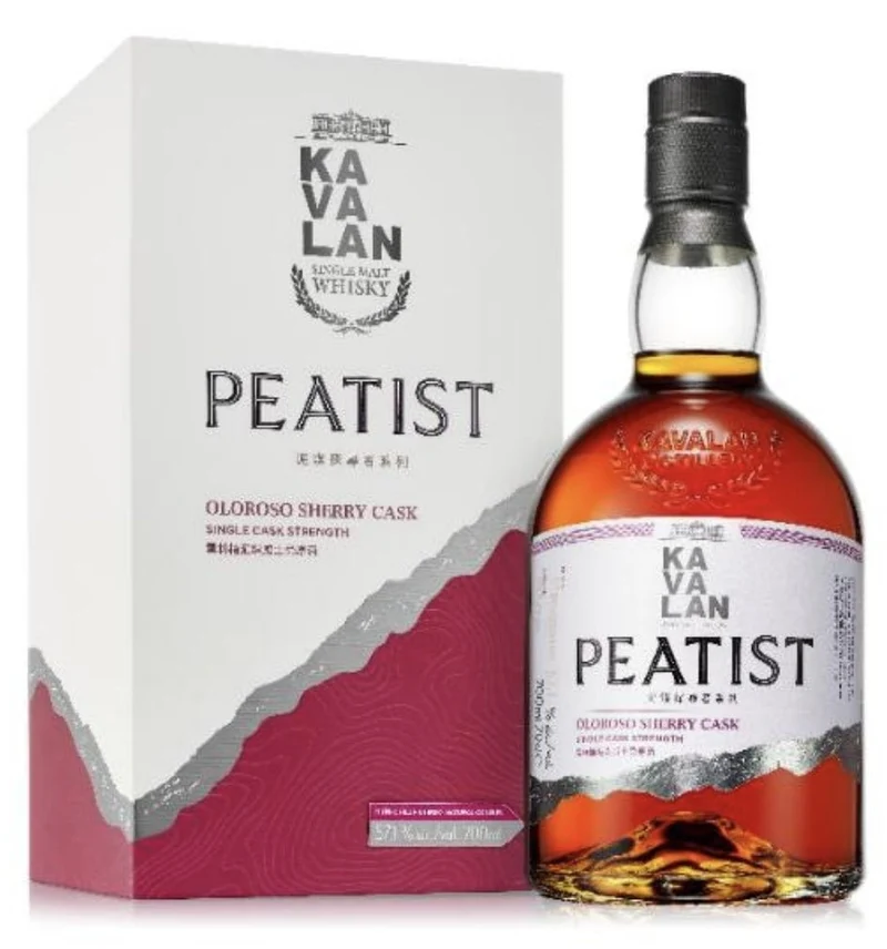 Kavalan Peatist Ex-Sherry vol 0.7l Fl 58,6 %vol. Taiwan Whisky