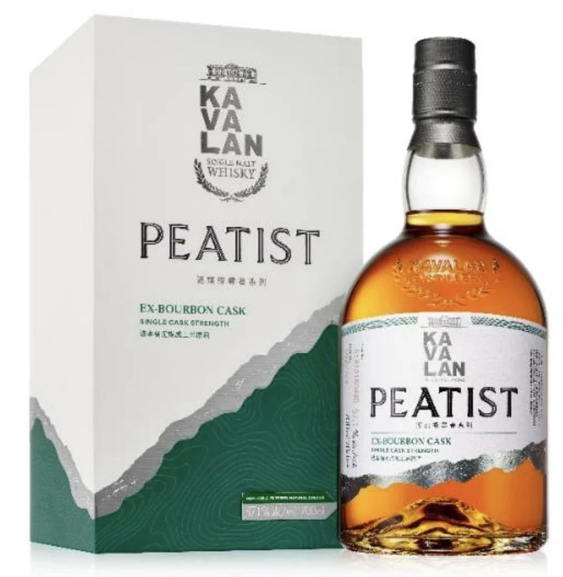 Kavalan Peatist Ex-Bourbon vol 0.7l Fl 56,3 %vol. Taiwan Whisky