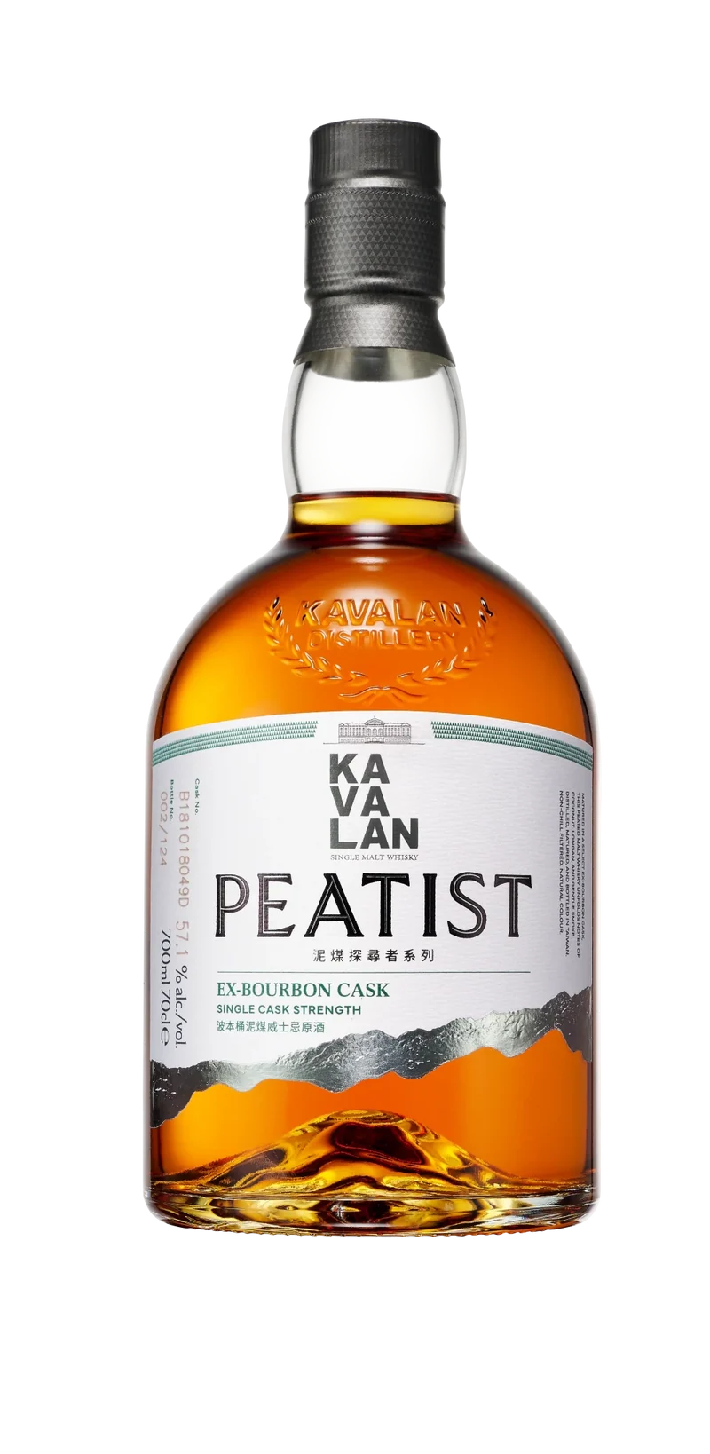 Kavalan Peatist Ex-Bourbon vol 0.7l Fl 56,3 %vol. Taiwan Whisky