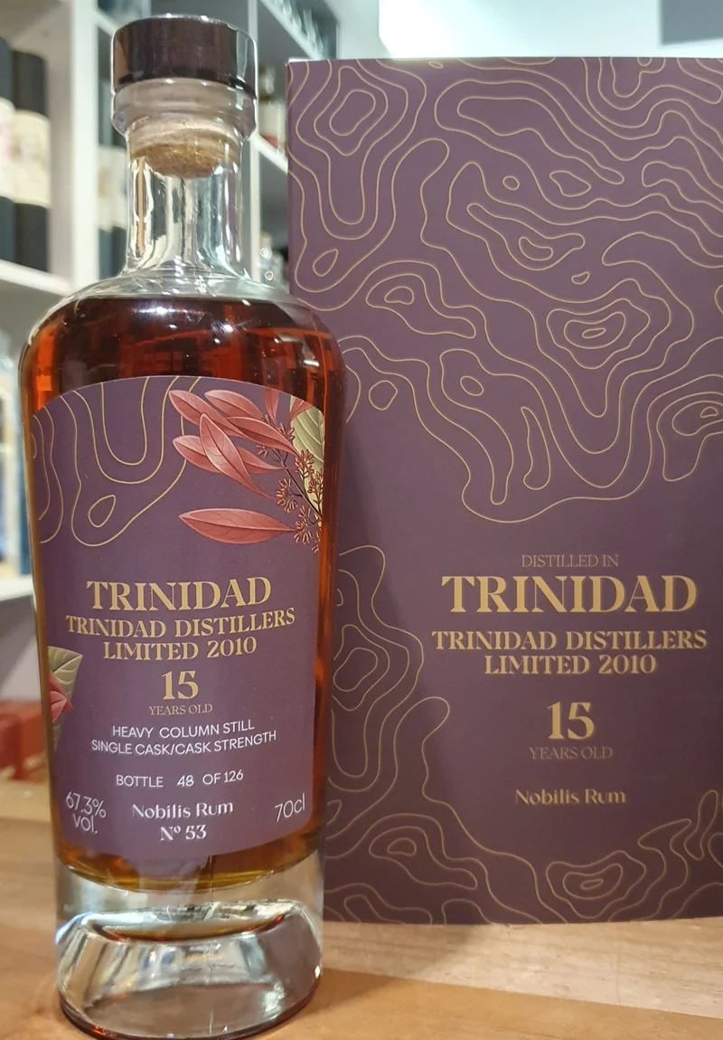 Nobilis Trinidad Distillers 2010 15 y 0,7l #53 67,3 % vol. single cask tdl rum