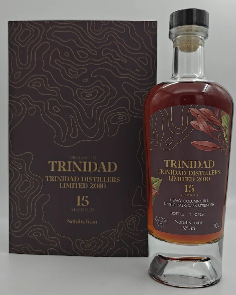 Nobilis Trinidad Distillers 2010 15 y 0,7l #53 67,3 % vol. single cask tdl rum