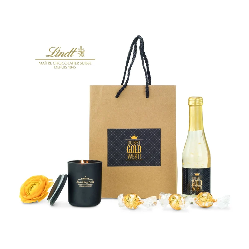 Du bist Gold wert Tüte – Geschenkset